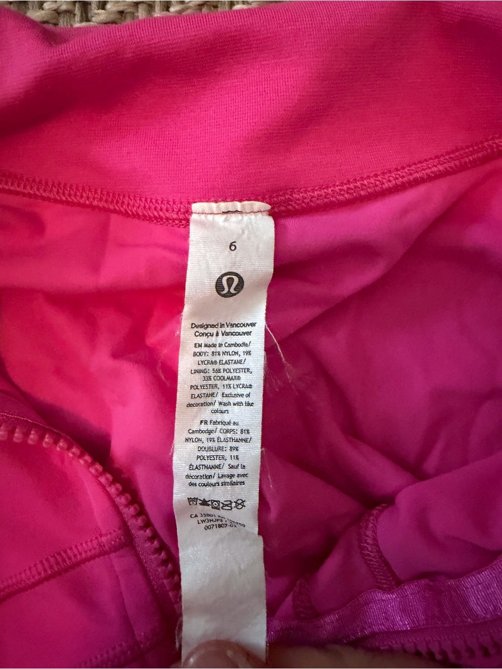 Lululemon Hot Pink Cropped Define Jacket - Picture 3 of 5